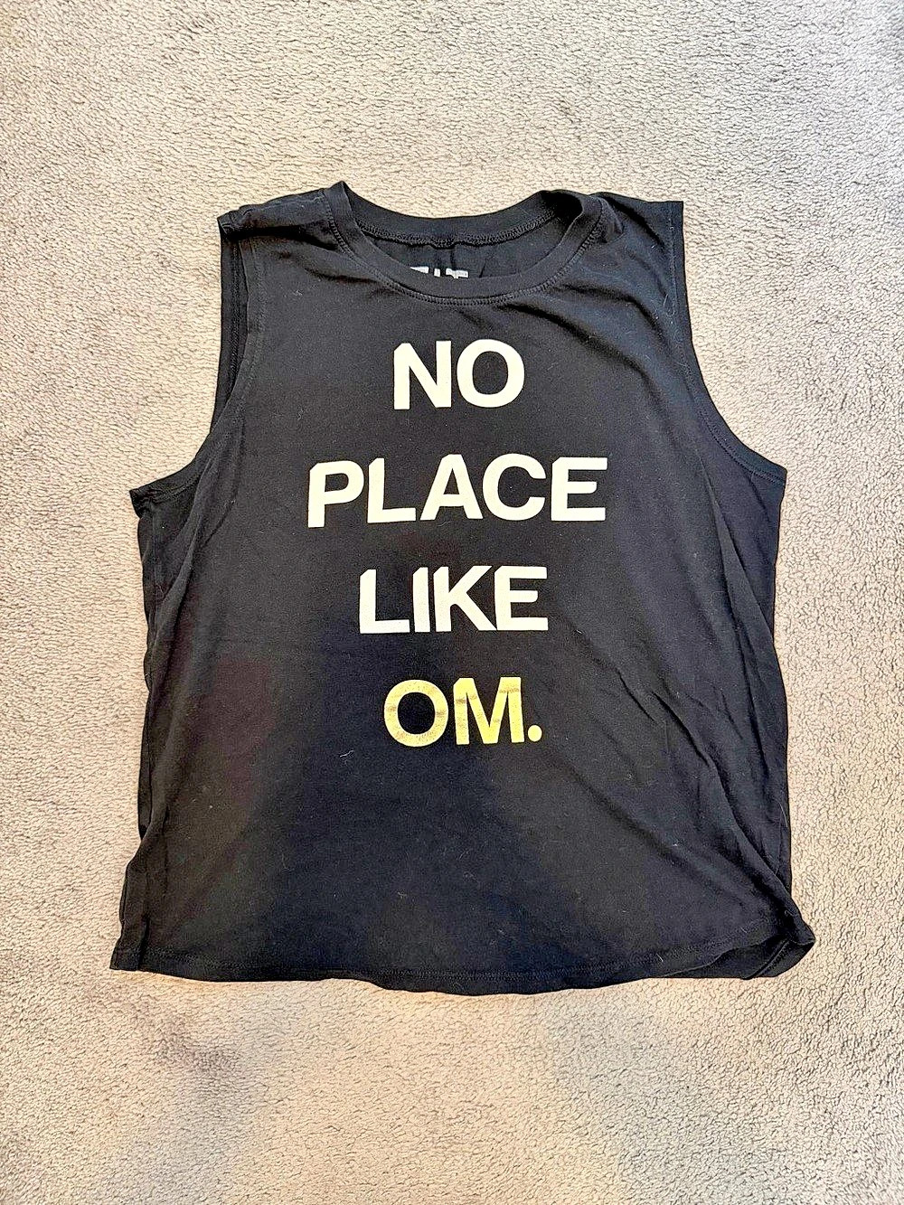 F.I.T. Graphic Muscle Tee in Black Size Large Like New